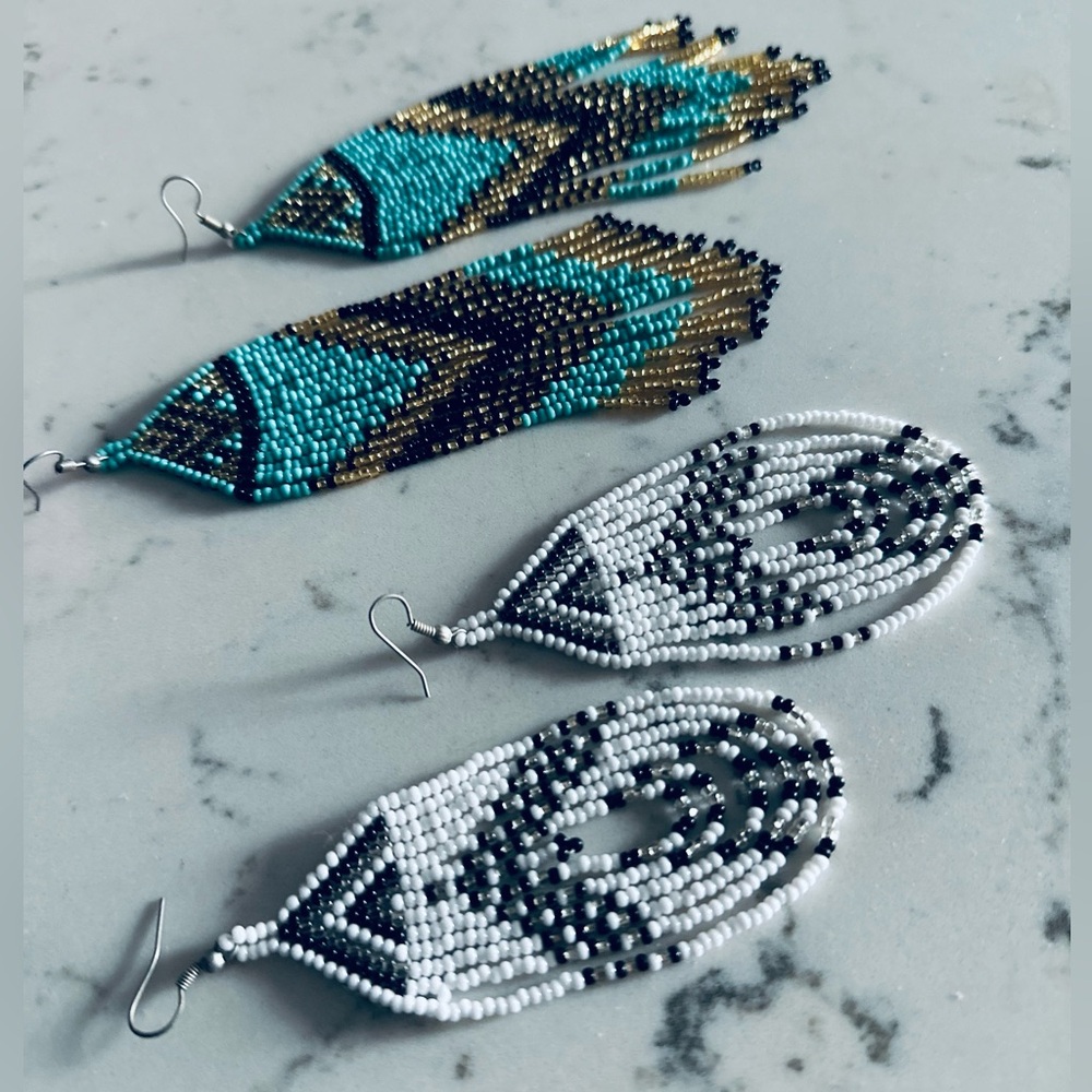 Handmade Beaded Earrings